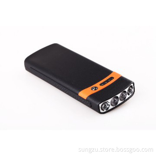 high quality power bank 2600mAh for Android phone with 4 LED torches